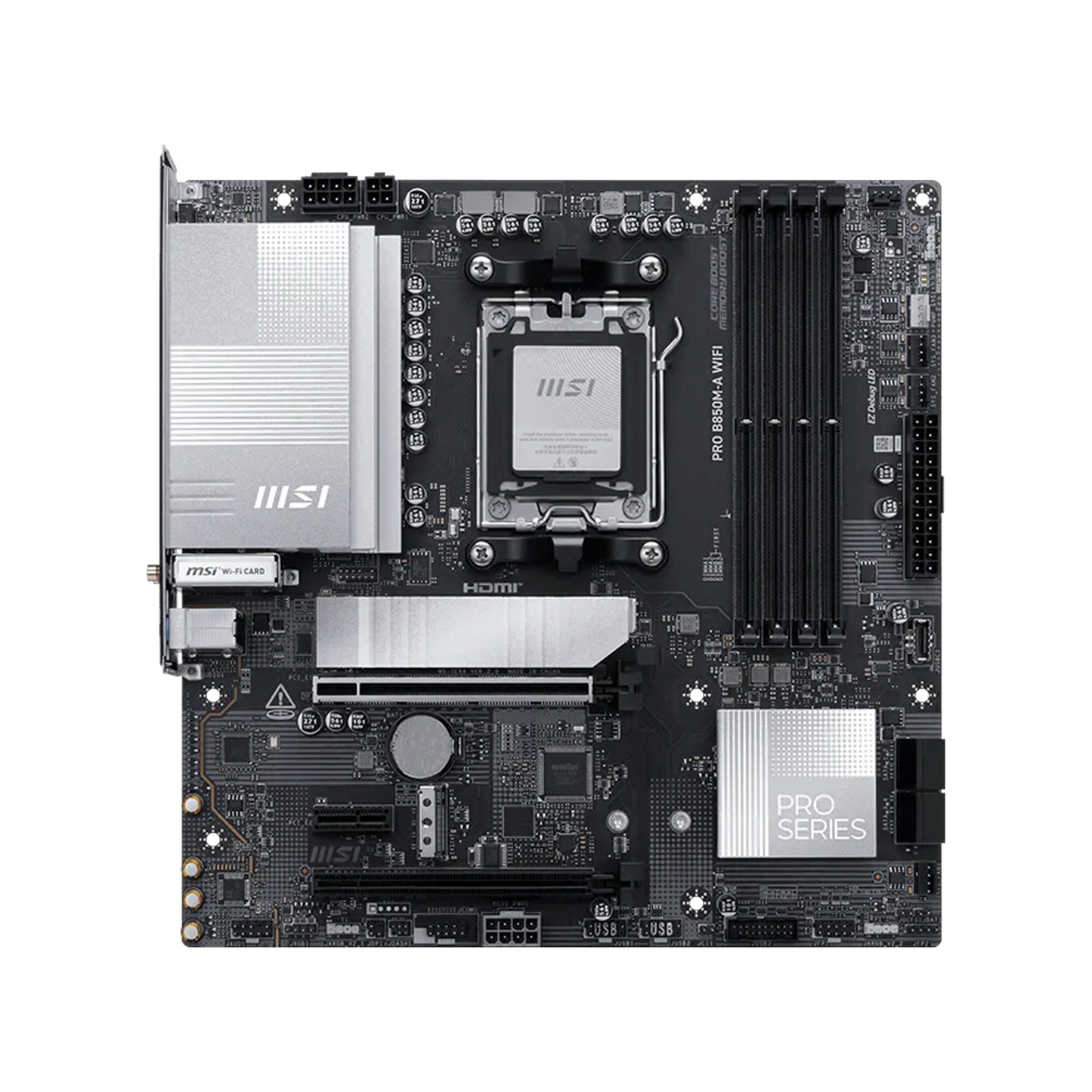 TARJETA MADRE MSI PRO B850M-A WIFI AM5