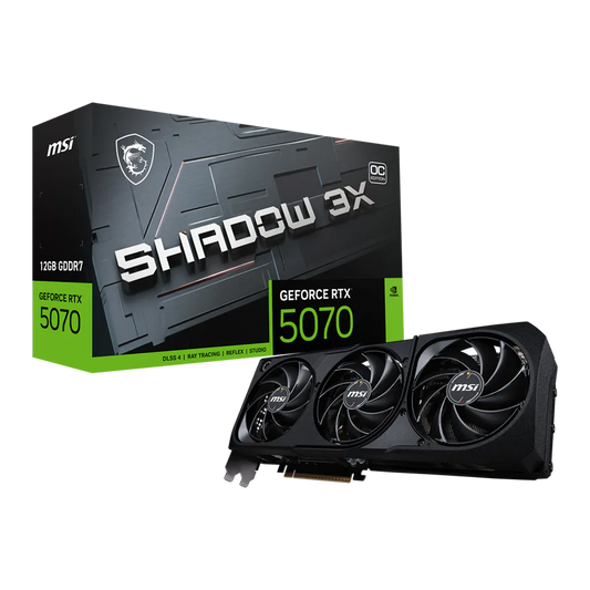 TARJETA DE VIDEO MSI RTX 5070 12G SHADOW 3X OC