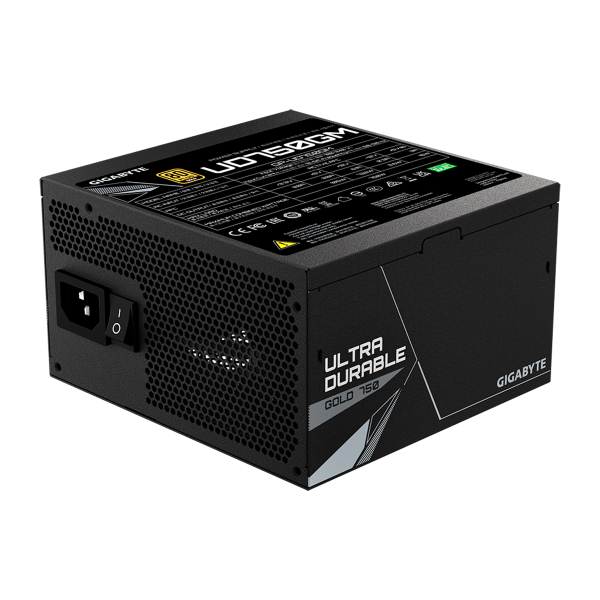 FUENTE CERTIFICADA 750W GIGABYTE UD750GM 80 PLUS GOLD