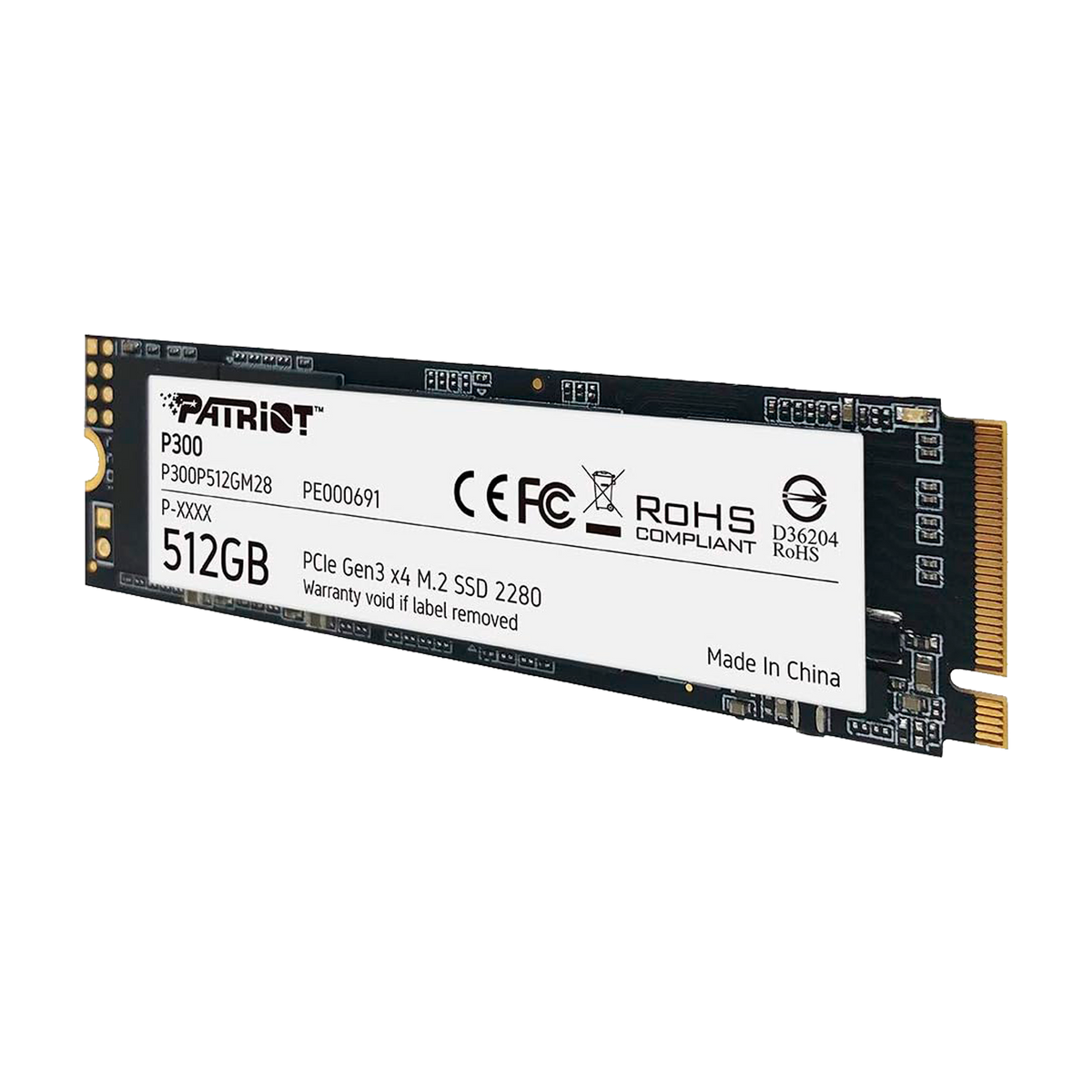 DISCO M.2 512GB PATRIOT P300  NVME GEN 3