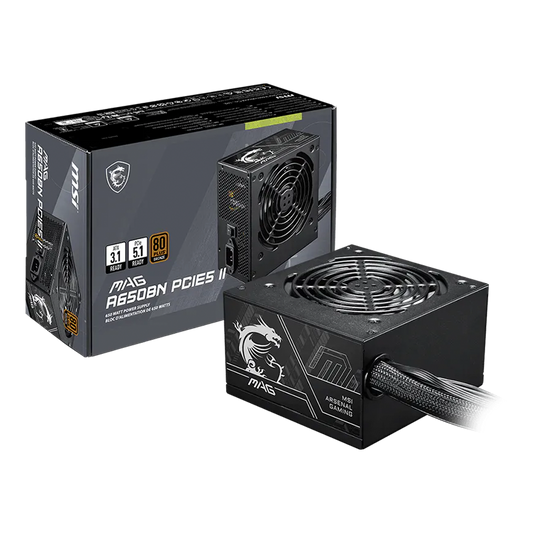 FUENTE CERTIFICADA MSI 650W MAG A650GN II GOLD