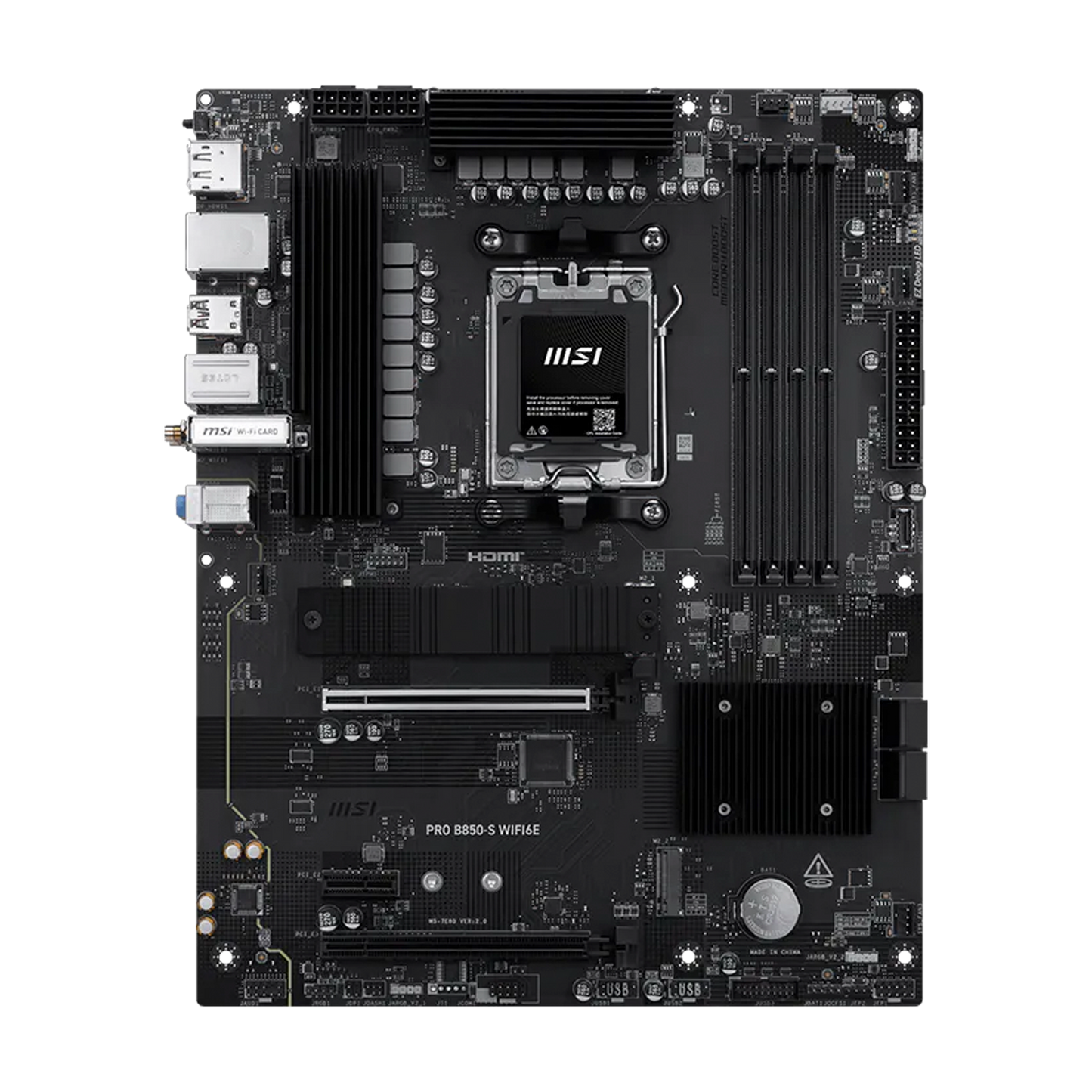 TARJETA MADRE MSI PRO B850-S WIFI6E AM5