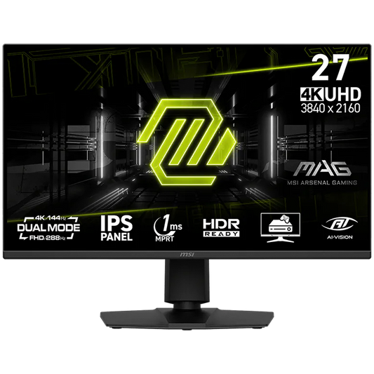 MONITOR MSI 27 PULGADAS  MAG 275UPD E14 PLANO 4K 144HZ