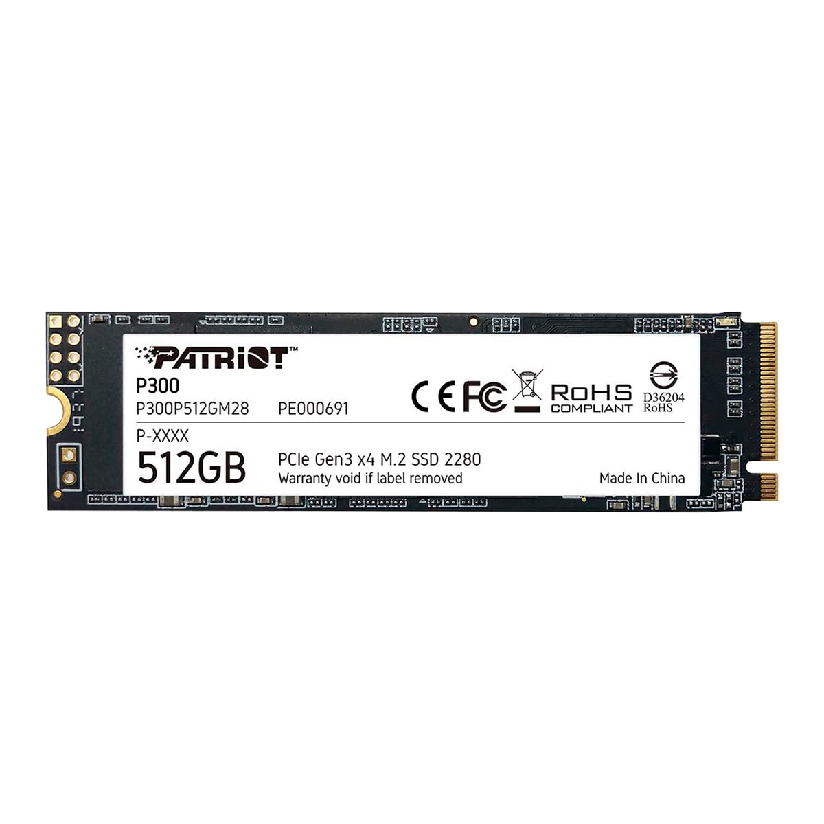 DISCO M.2 512GB PATRIOT P300  NVME GEN 3