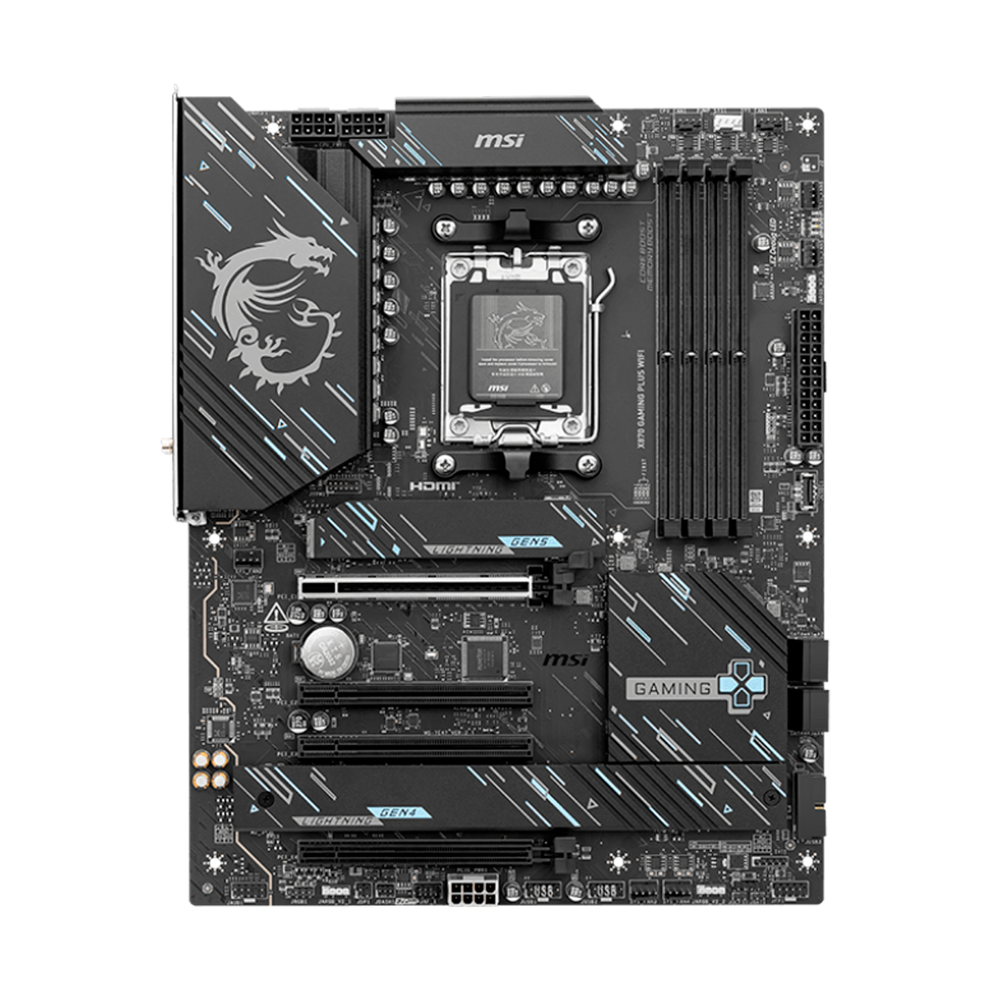 TARJETA MADRE X870 GAMING PLUS WIFI AM5