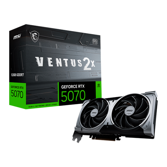 TARJETA DE VIDEO MSI RTX 5070 12G VENTUS 2X OC