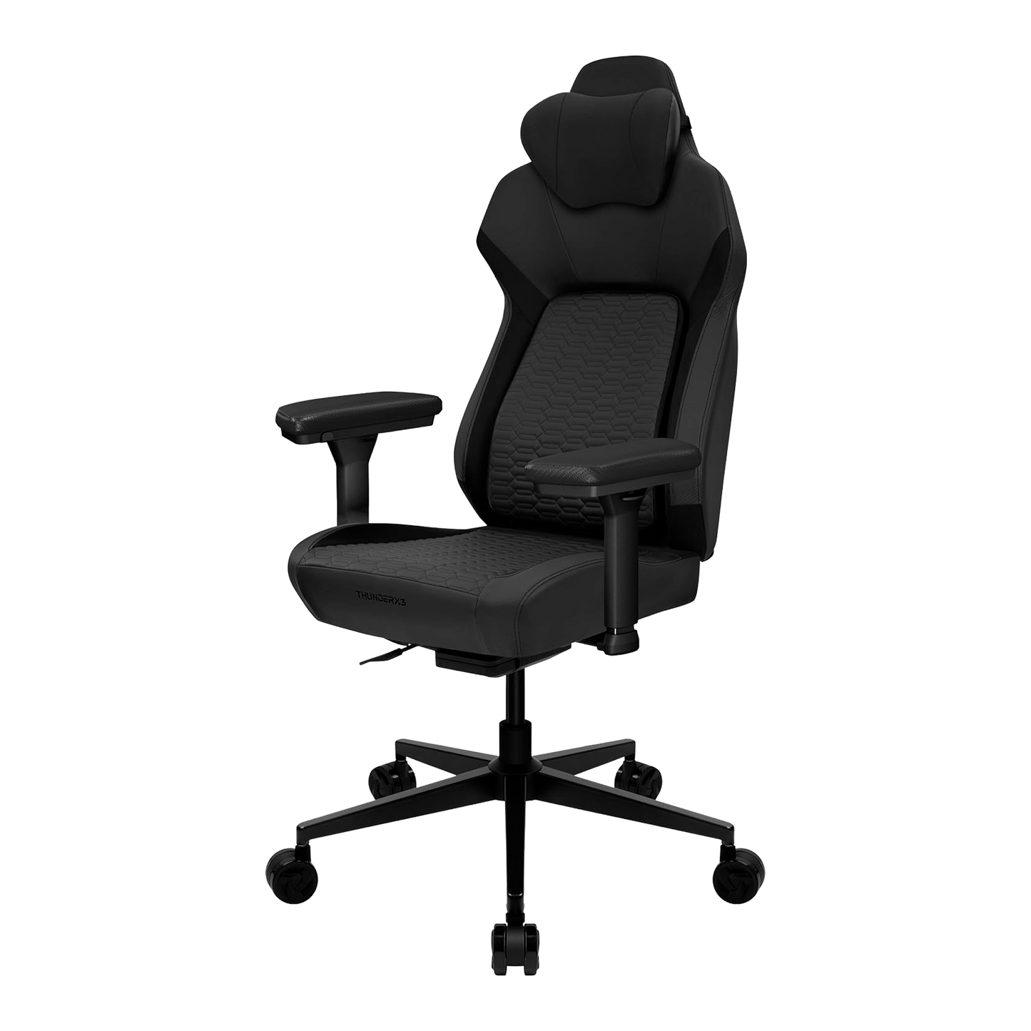 SILLA GAMER AEROCOOL GAMER THUNDERX3 CORE SMART RACER ERGONOMICA NEGRO