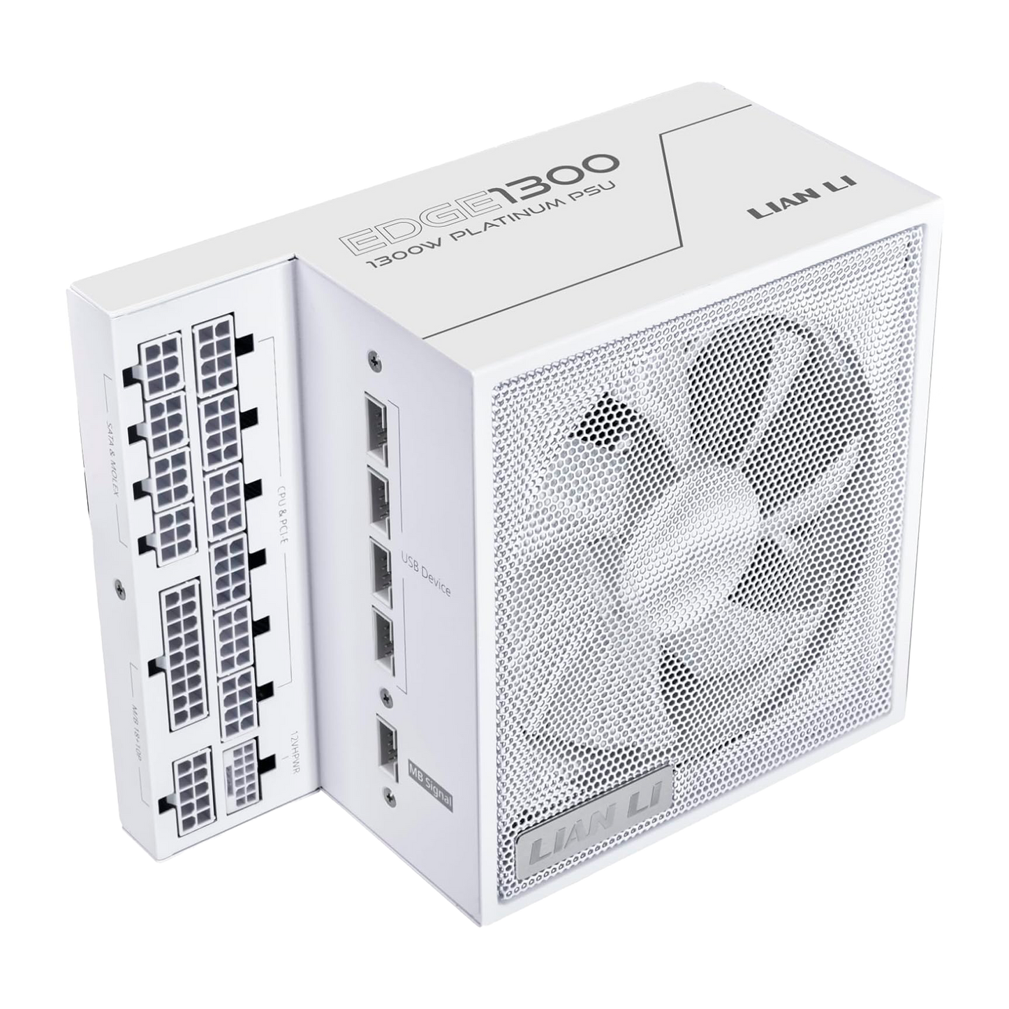 FUENTE CERTIFICADA 1300W LIAN LI EG1300P ATX 3.1 80 PLUS PLATINIUM BLANCA