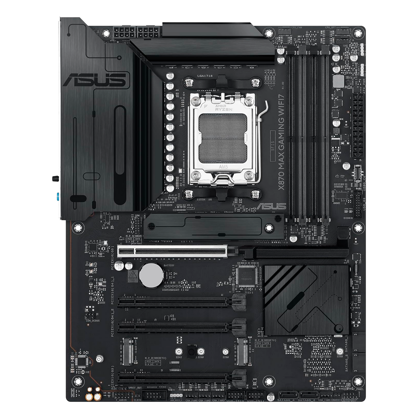 TARJETA MADRE ASUS X870 MAX GAMING WIFI7 AM5