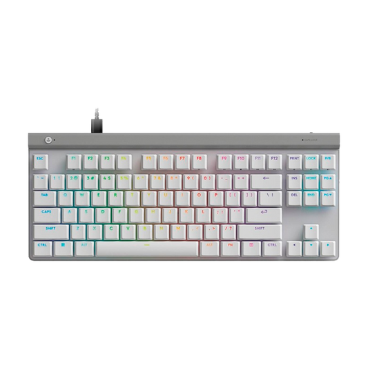 TECLADO LOGITECH GAMING G515 TKL NEGRO USB BLANCO