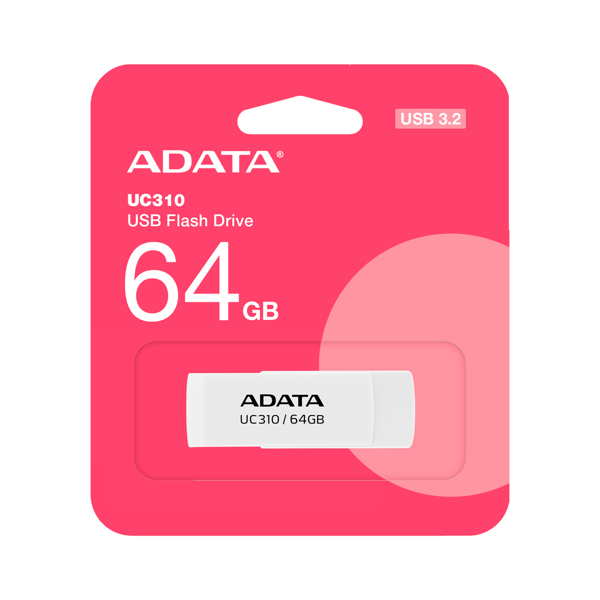 PENDRIVE 64GB ADATA UC310 BLANCO