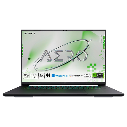 LAPTOP GIGABYTE AERO X16 RYZEN AI 7 350 32GB 1TB RTX 5070 8GB