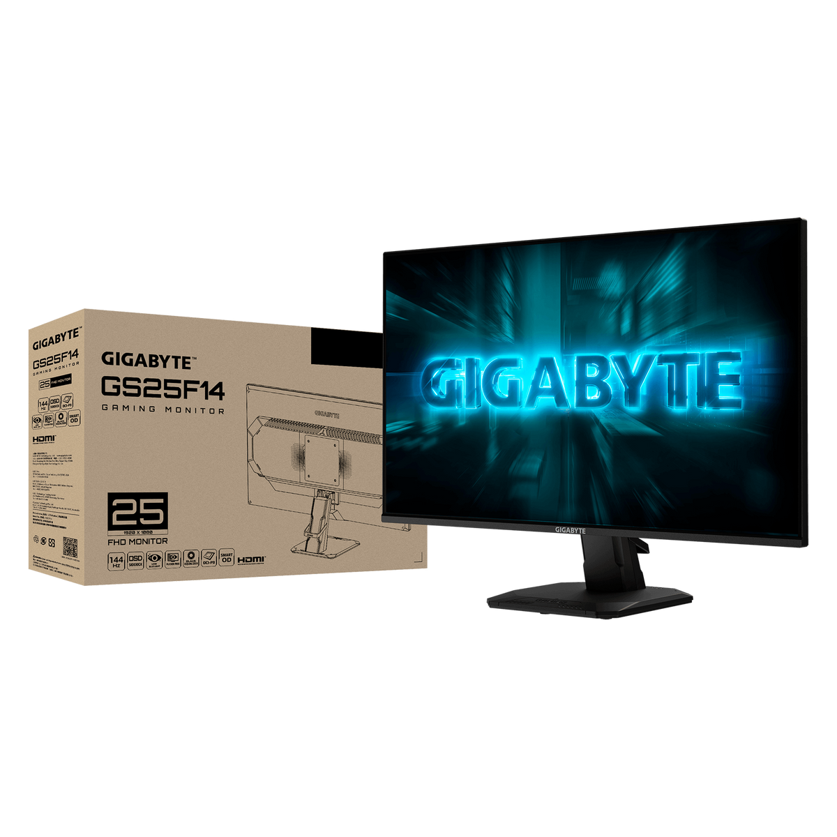 MONITOR GIGABYTE 25 PULGADAS GS25F14 144HZ