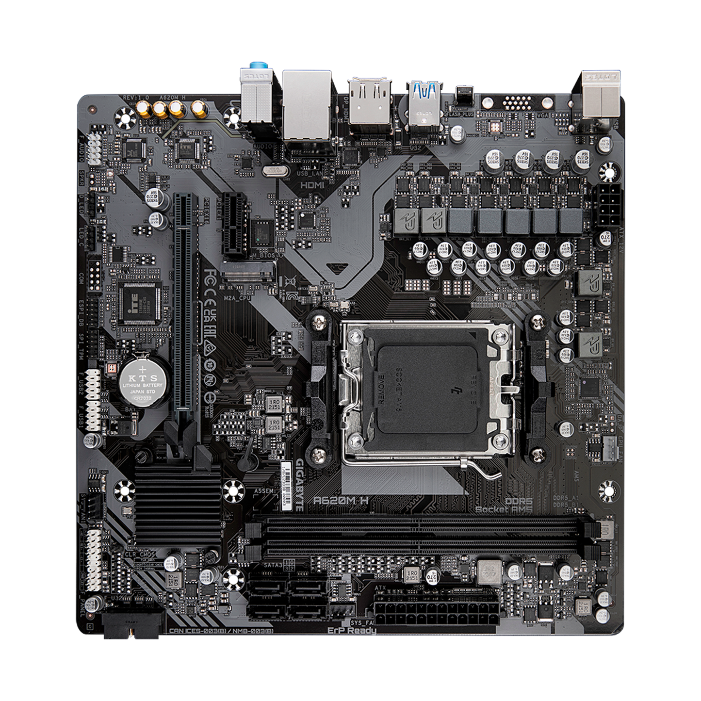 TARJETA MADRE GIGABYTE A620M H AM5