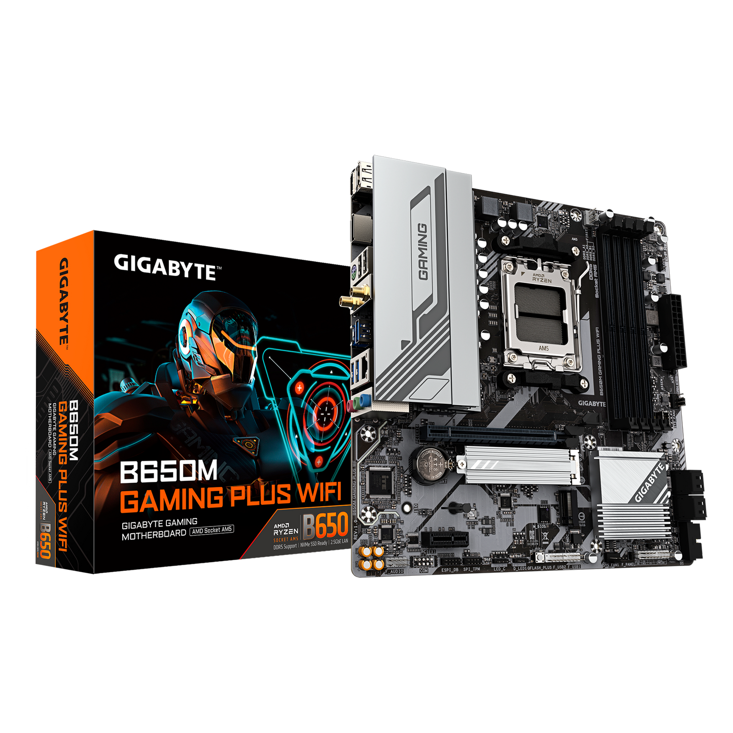 TARJETA MADRE GIGABYTE B650M GAMING PLUS WIFI AM5