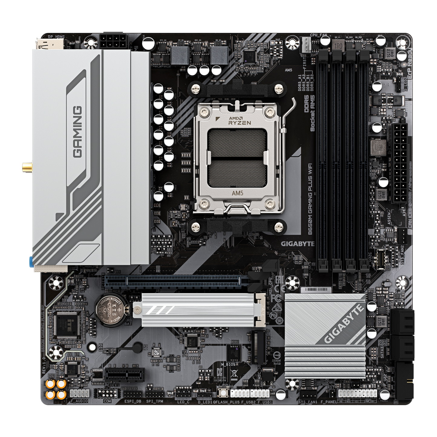 TARJETA MADRE GIGABYTE B650M GAMING PLUS WIFI AM5
