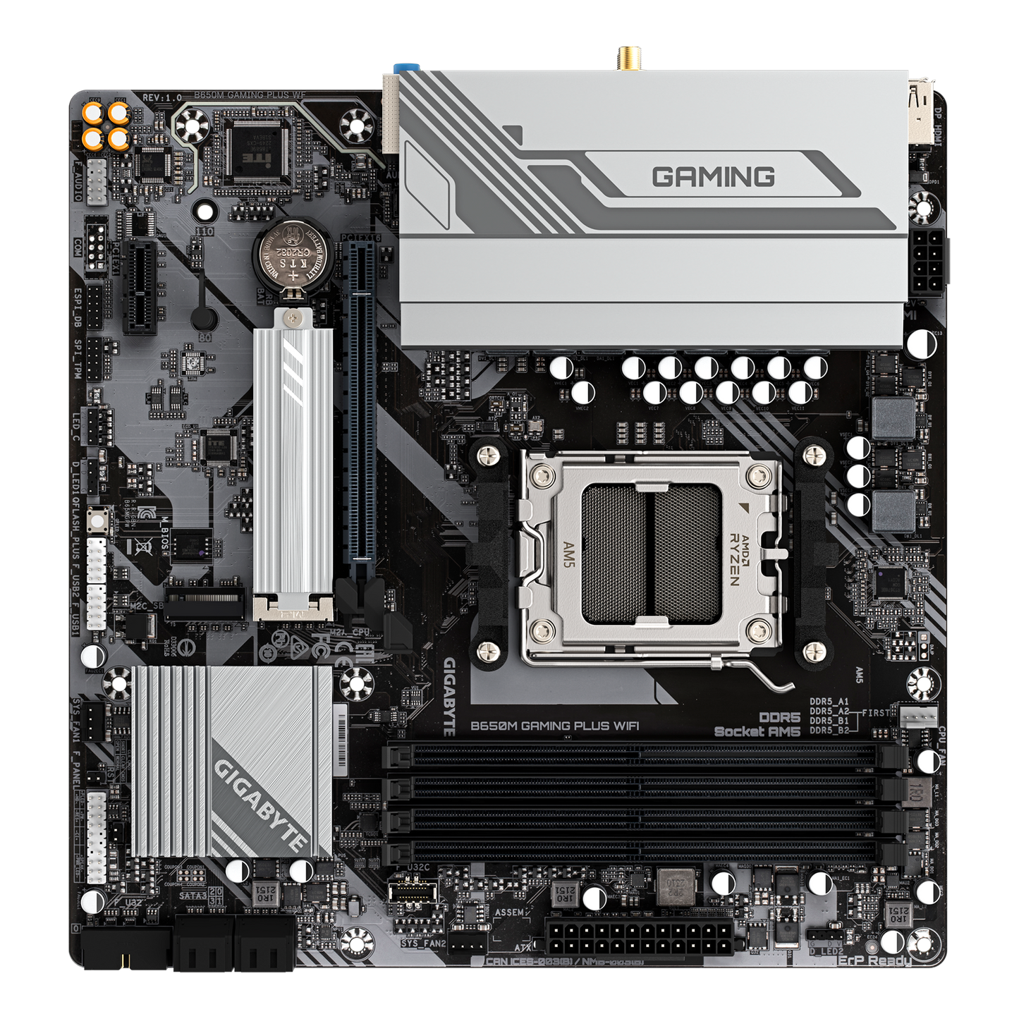 TARJETA MADRE GIGABYTE B650M GAMING PLUS WIFI AM5