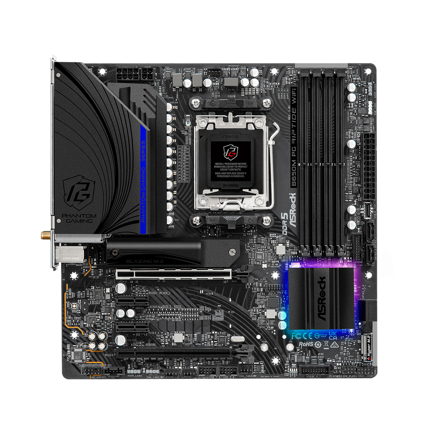 TARJETA MADRE ASROCK B650M PG RIPTIDE WIFI AM5