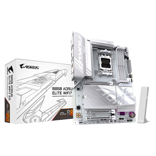 TARJETA MADRE GIGABYTE B850 AORUS ELITE WIFI7 ICE AM5