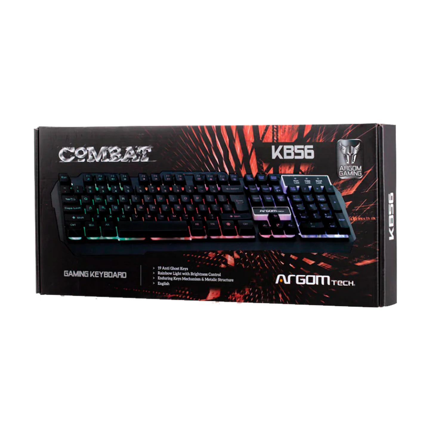 TECLADO ARGOM GAMING COMBAT KB56 USB