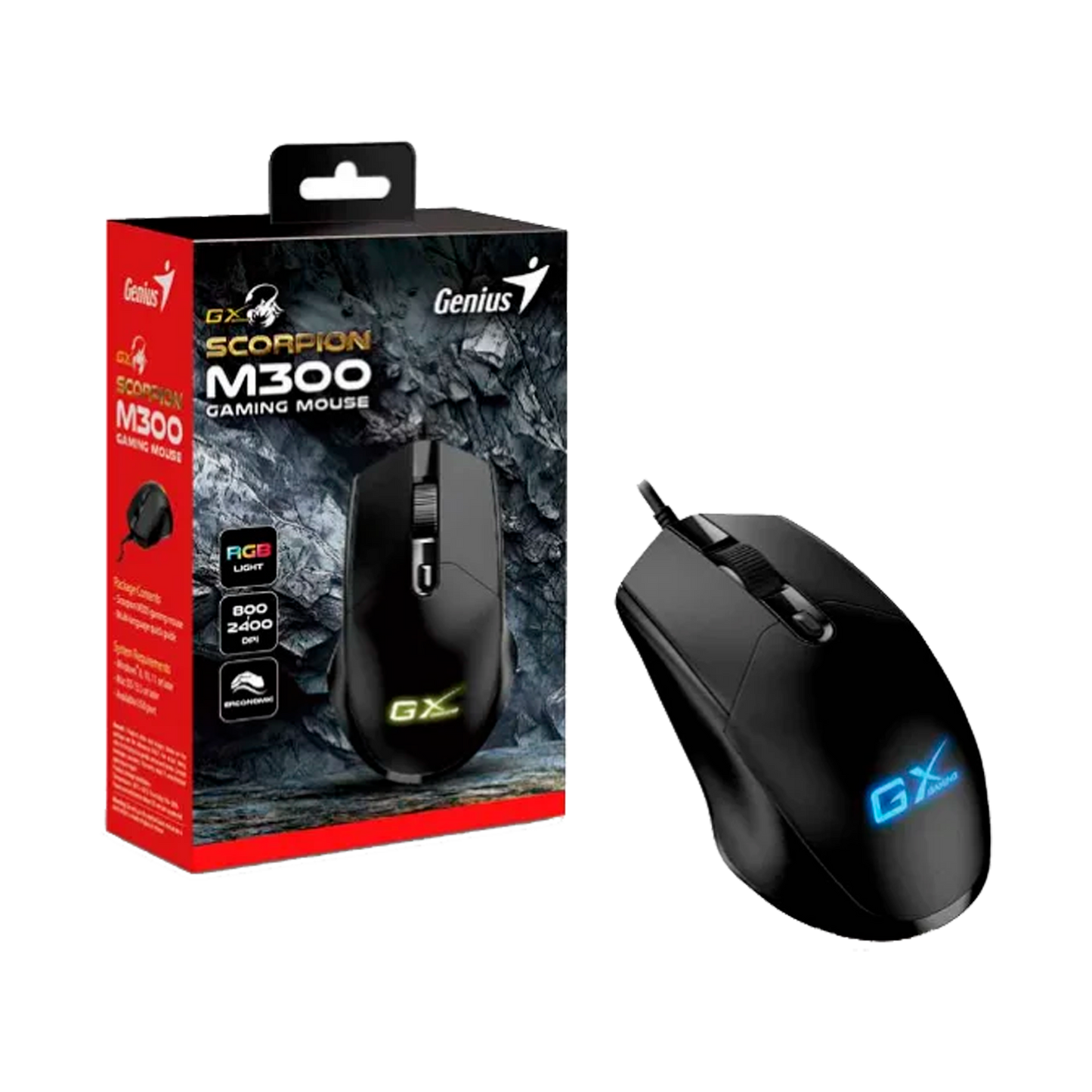 MOUSE GENIUS GAMING SCORPION M300 USB