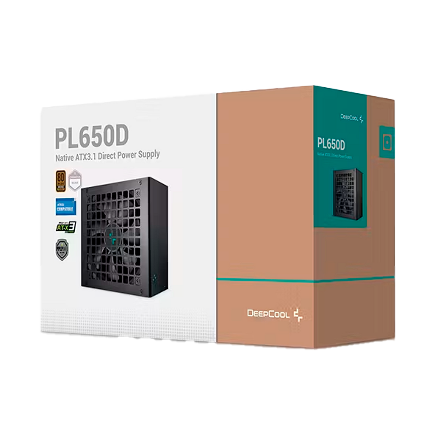 FUENTE CERTIFICADA DEEPCOOL 650W PL650D 80+ BRONCE