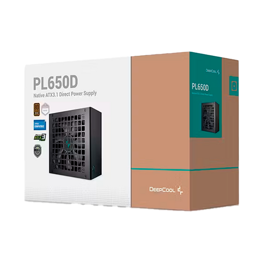 FUENTE CERTIFICADA DEEPCOOL 650W PL650D 80+ BRONCE