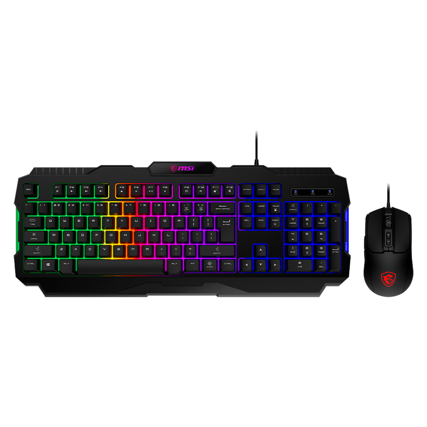 COMBO TECLADO MOUSE MSI GAMING FORGE GK100 ESPAÑOL