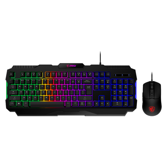 COMBO TECLADO MOUSE MSI GAMING FORGE GK100 ESPAÑOL