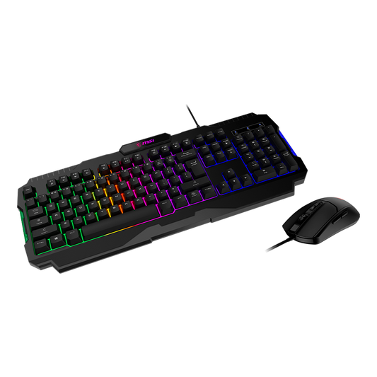 COMBO TECLADO MOUSE MSI GAMING FORGE GK100 INGLES