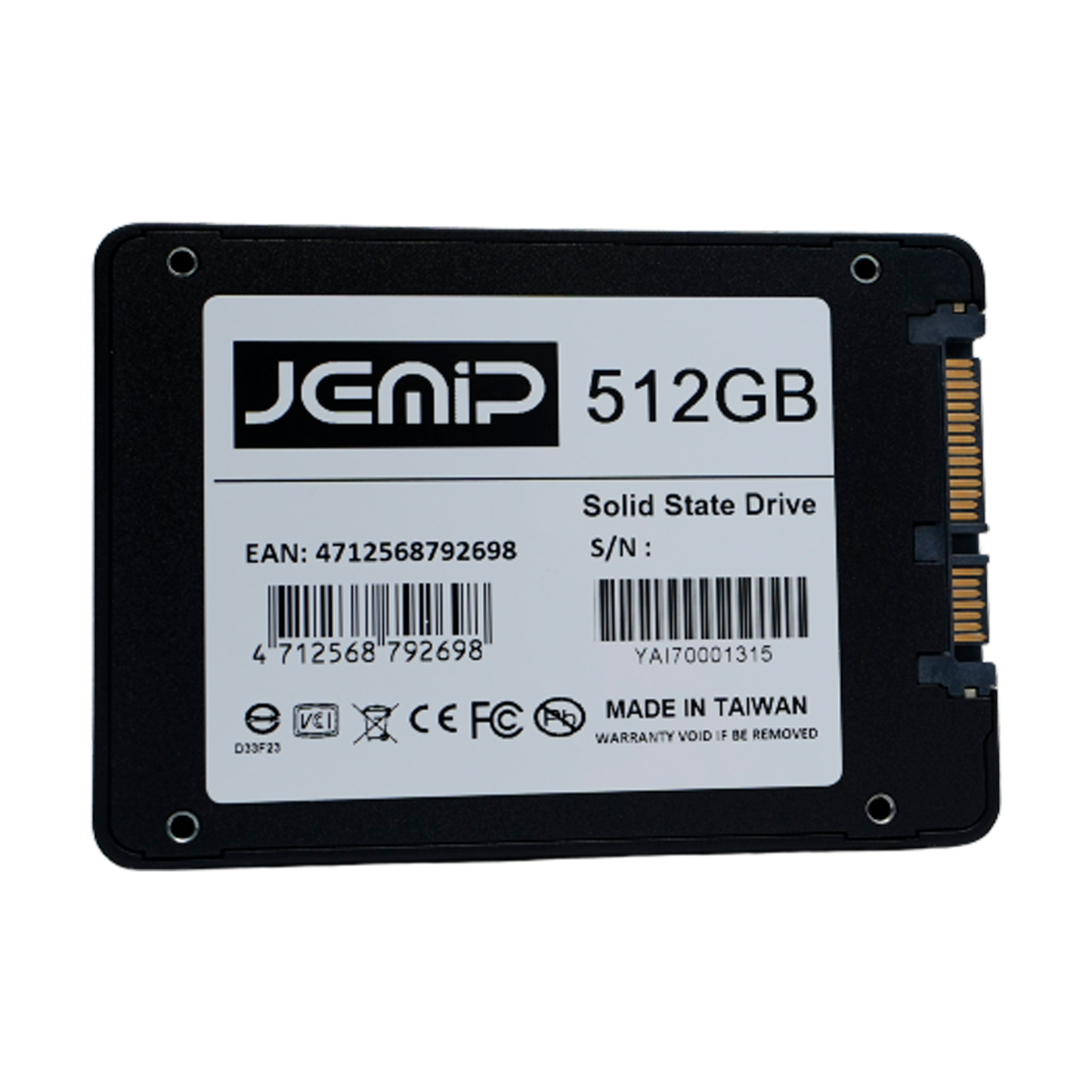 DISCO SOLIDO 512GB JEMIP SD125MI-512GB SSD SATA 3