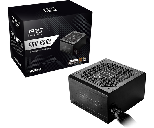 FUENTE DE PODER ASROCK 850W GAMING PRO-850B ATX 3.1
