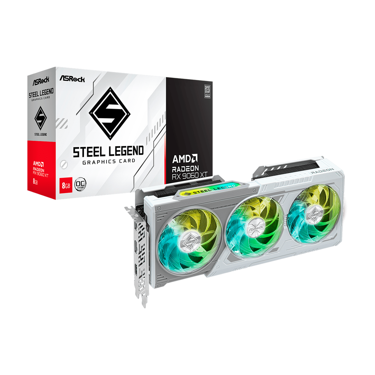 TARJETA DE VIDEO ASROCK AMD RADEON RX 9060XT SL STELL LENGENG 8GB