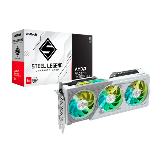 TARJETA DE VIDEO ASROCK AMD RADEON RX 9060XT SL STELL LENGENG 8GB