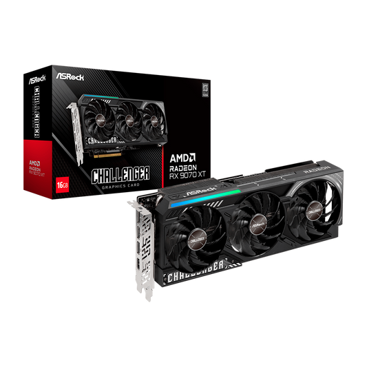 TARJETA DE VIDEO ASROCK AMD Radeon RX 9070 XT CHALLENGER 16GB
