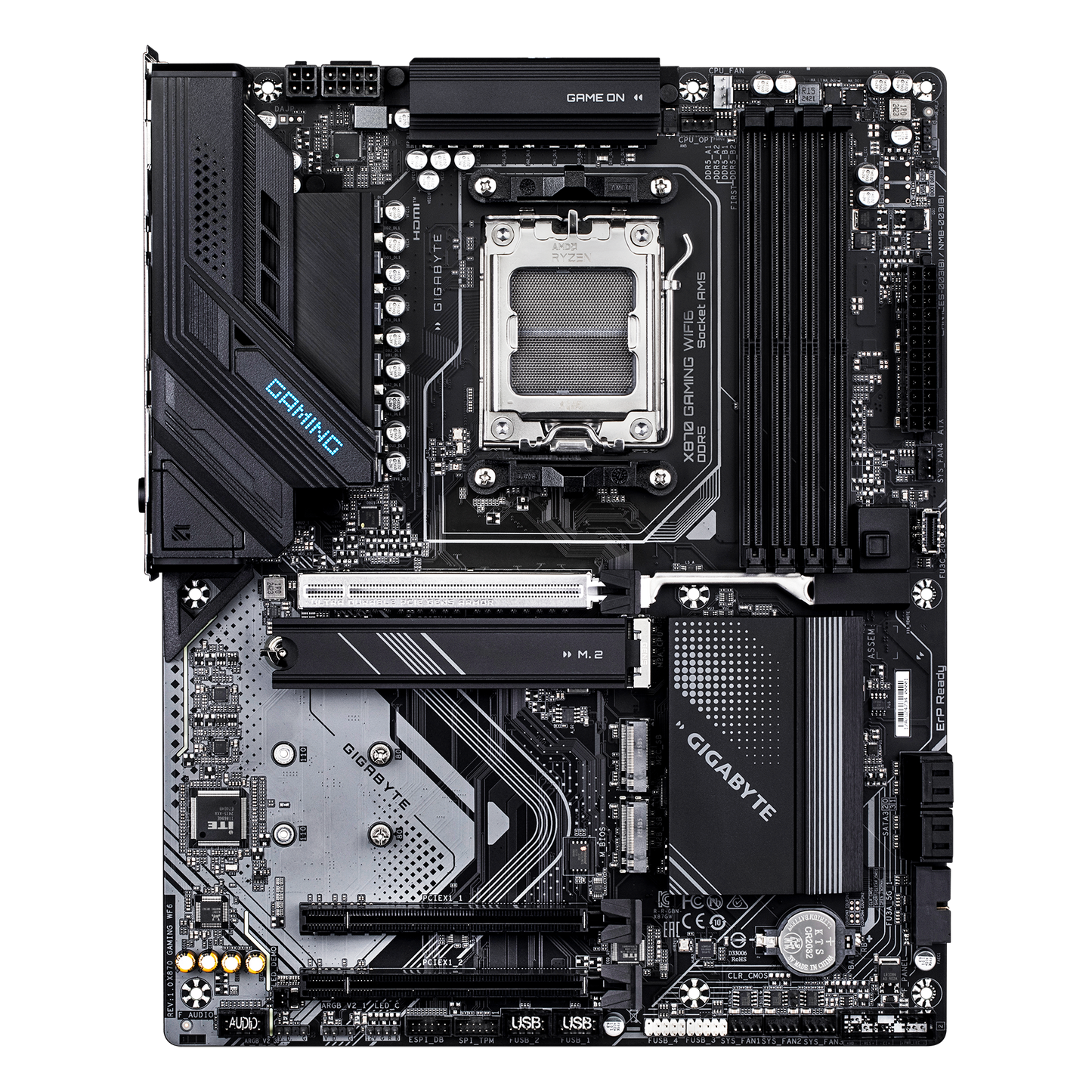 TARJETA MADRE GIGABYTE X870 GAMING WIFI6 AM5