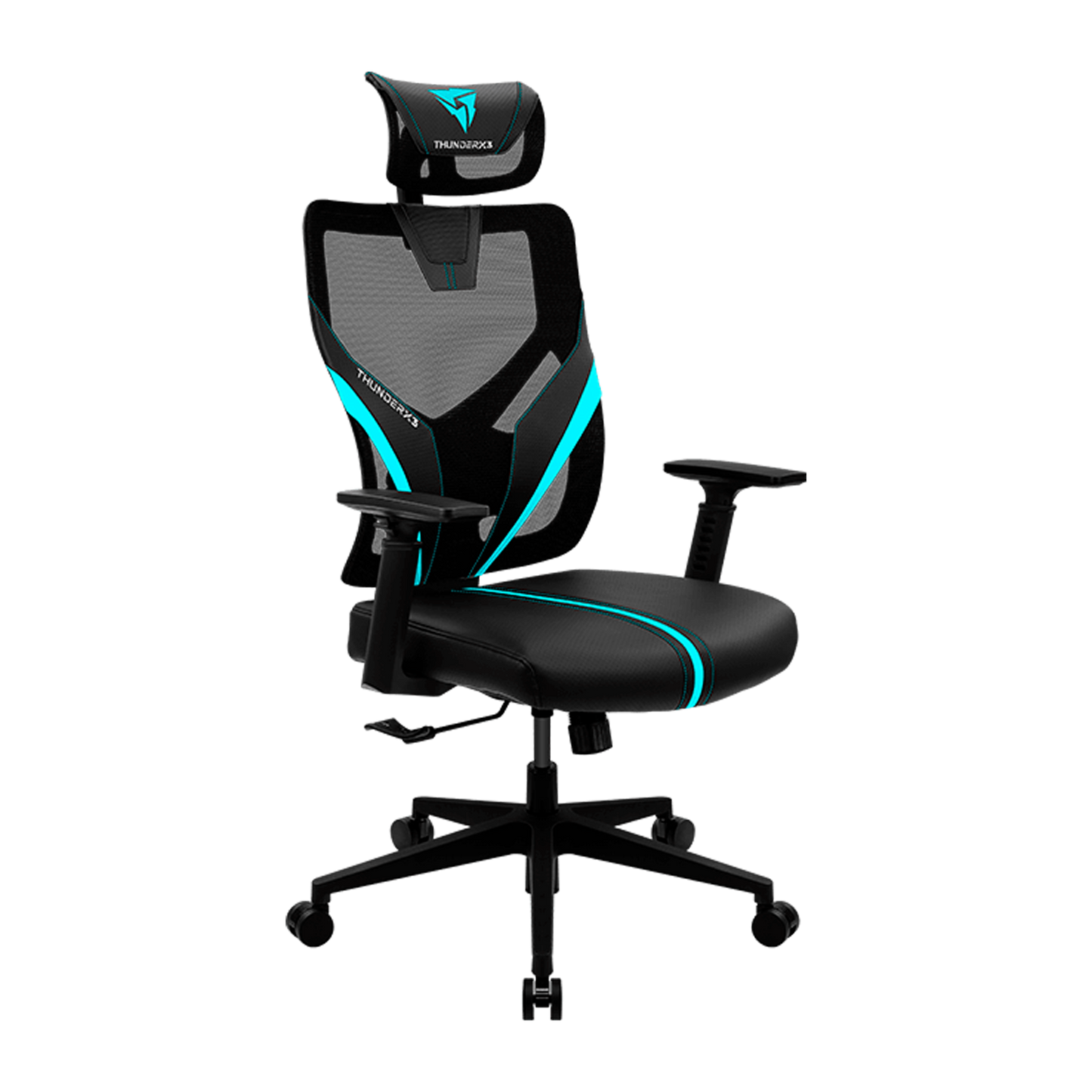 SILLA GAMER AEROCOOL GAMER YAMA 1 ERGONOMICA NEGRO AZUL