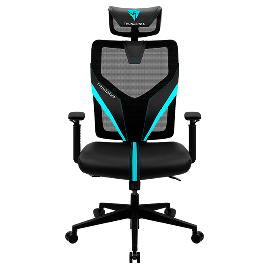 SILLA GAMER AEROCOOL GAMER YAMA 1 ERGONOMICA NEGRO AZUL