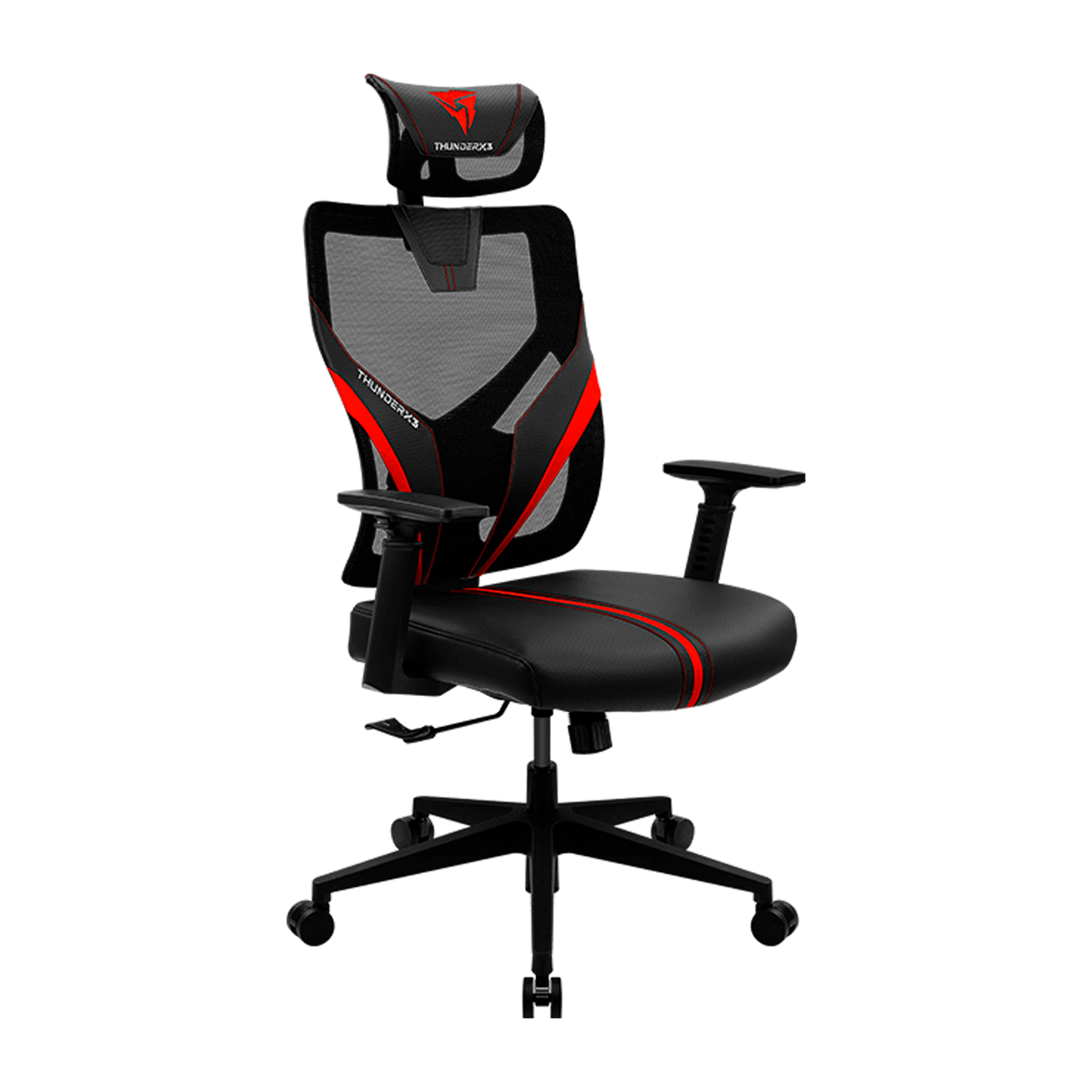 SILLA GAMER AEROCOOL GAMER YAMA 1 ERGONOMICA NEGRO ROJO