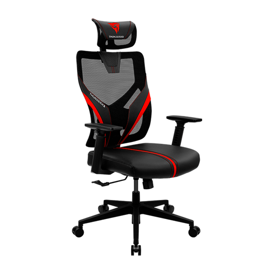 SILLA GAMER AEROCOOL GAMER YAMA 1 ERGONOMICA NEGRO ROJO