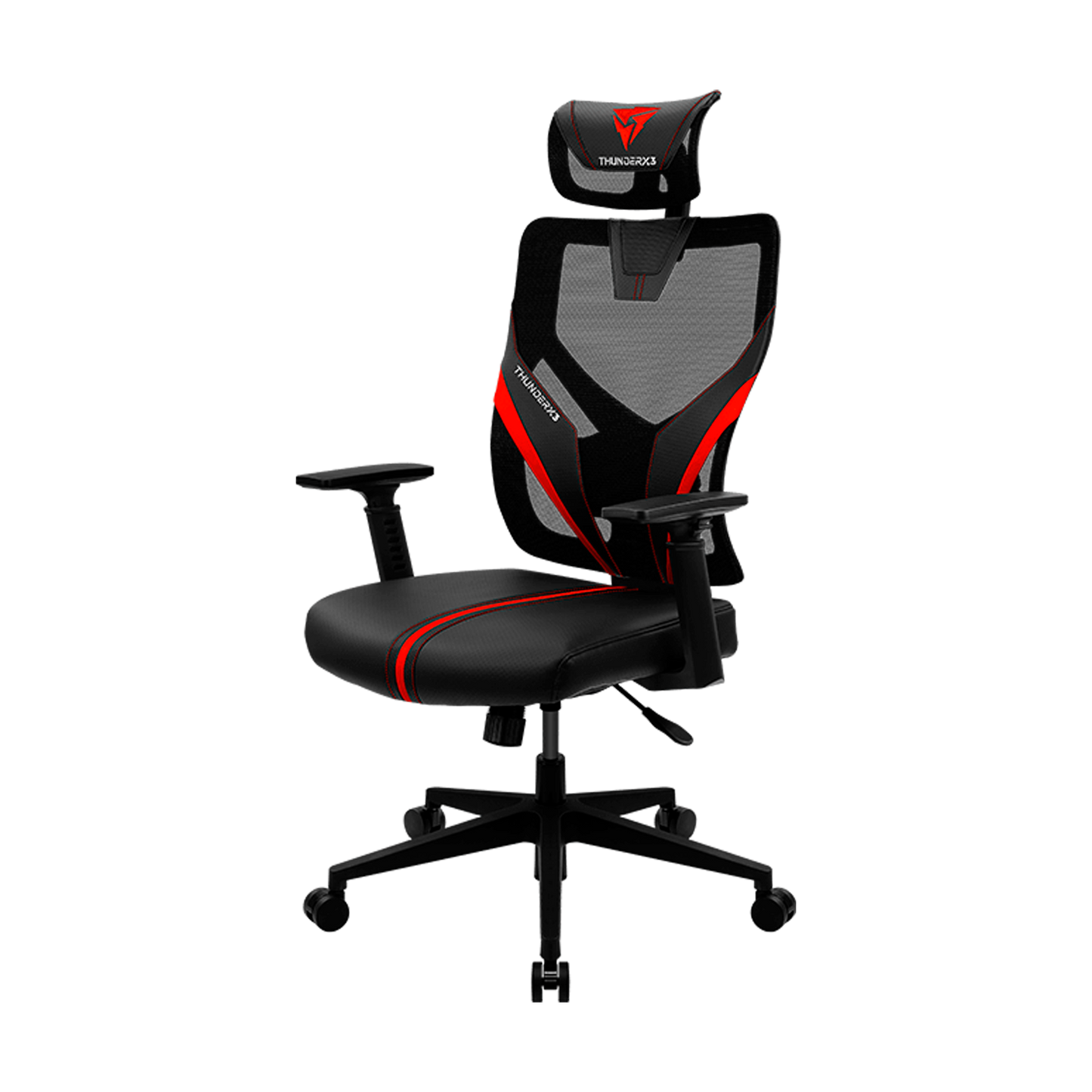 SILLA GAMER AEROCOOL GAMER YAMA 1 ERGONOMICA NEGRO ROJO
