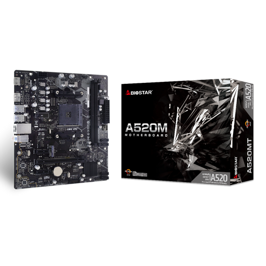TARJETA MADRE BIOSTAR A520M AM4