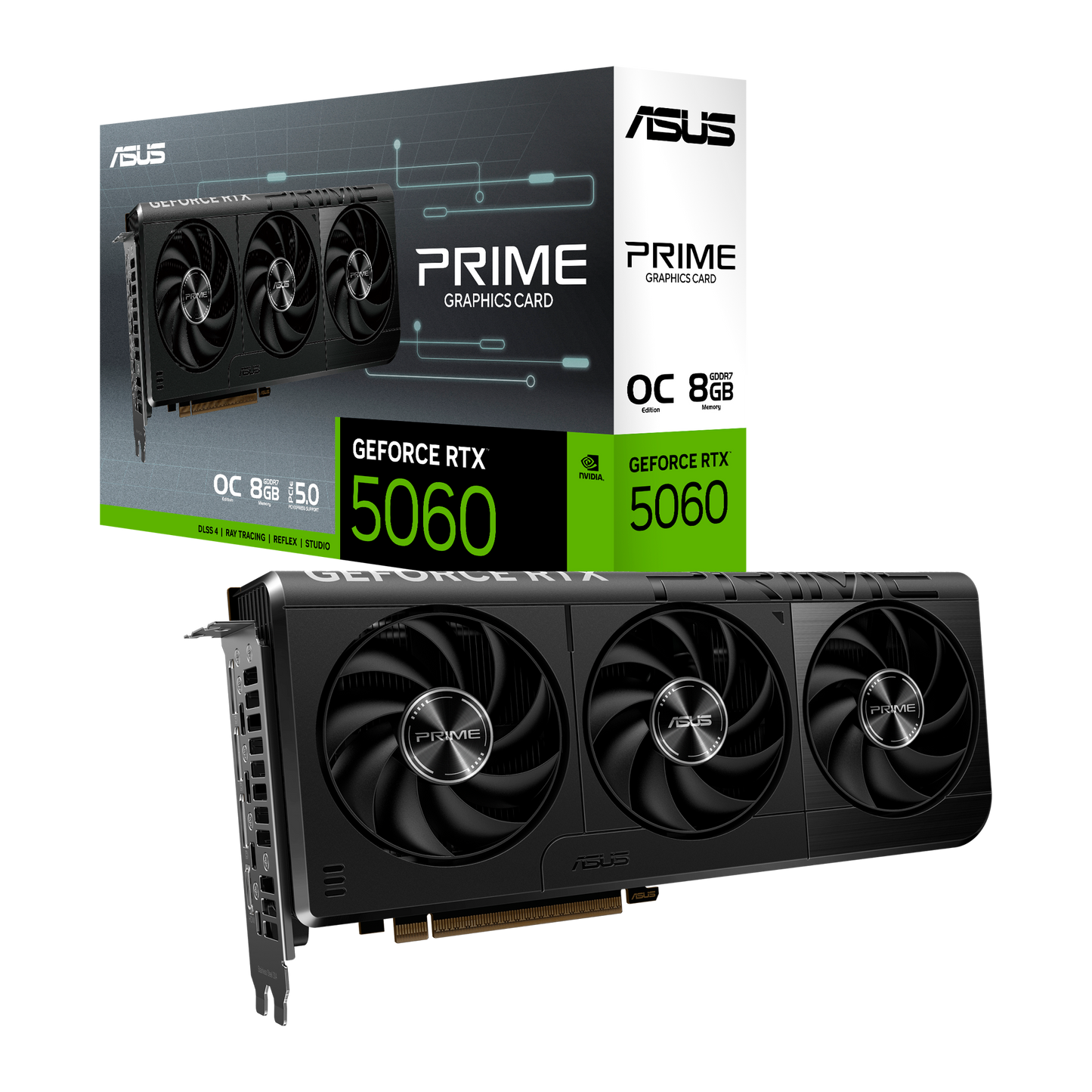 TARJETA DE VIDEO ASUS PRIME RTX 5060 8GB GDDR7