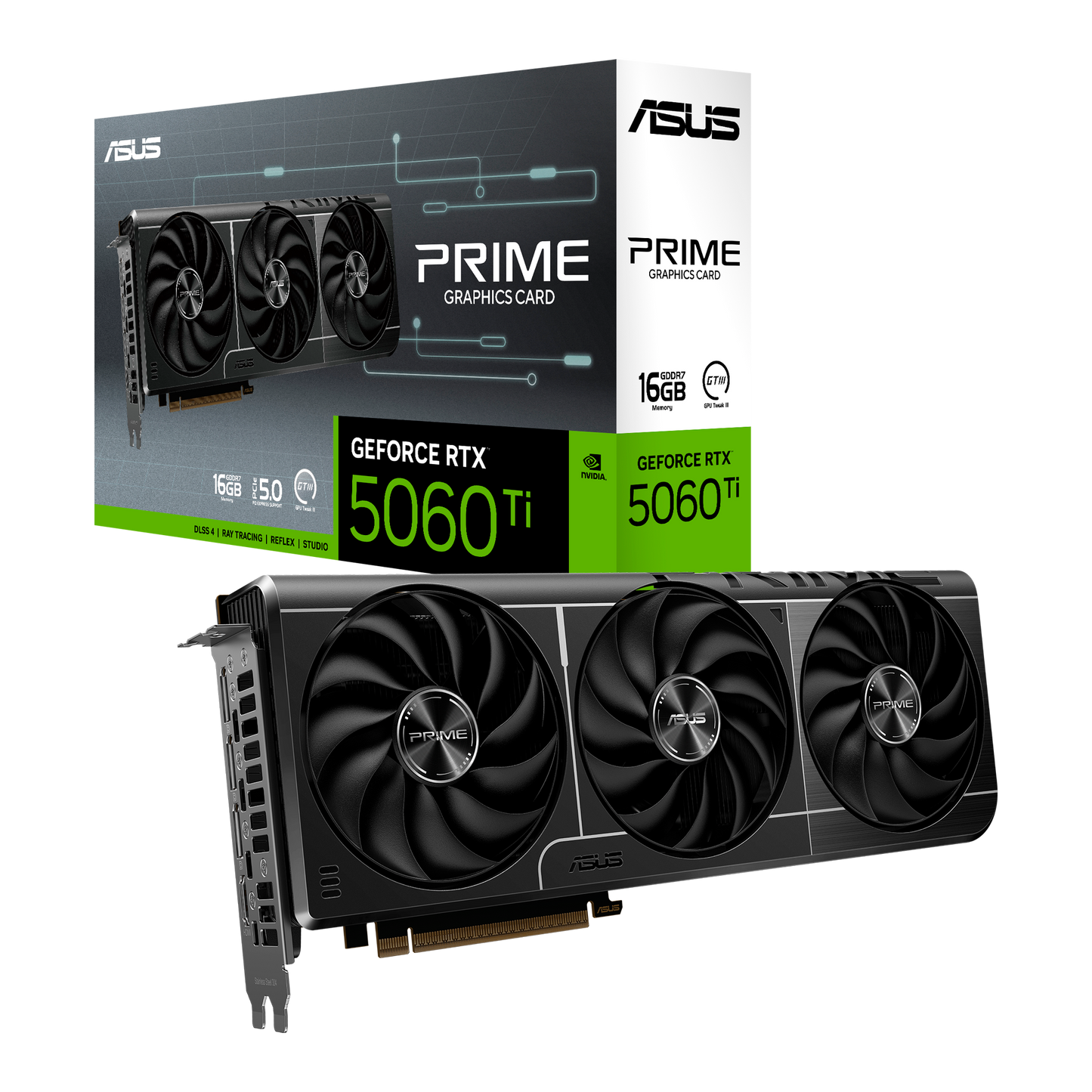 TARJETA DE VIDEO ASUS PRIME RTX 5060 Ti OC 16GB GDDR7