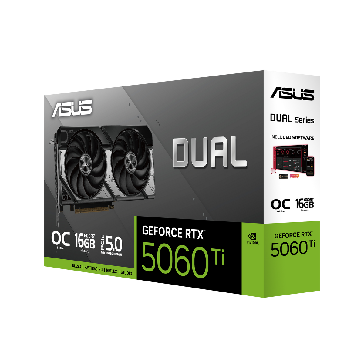 TARJETA DE VIDEO ASUS PRIME RTX 5060 Ti 16GB DUAL FAN GDDR7