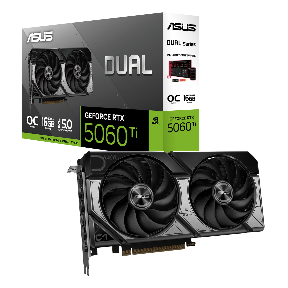 TARJETA DE VIDEO ASUS PRIME RTX 5060 Ti 16GB DUAL FAN GDDR7