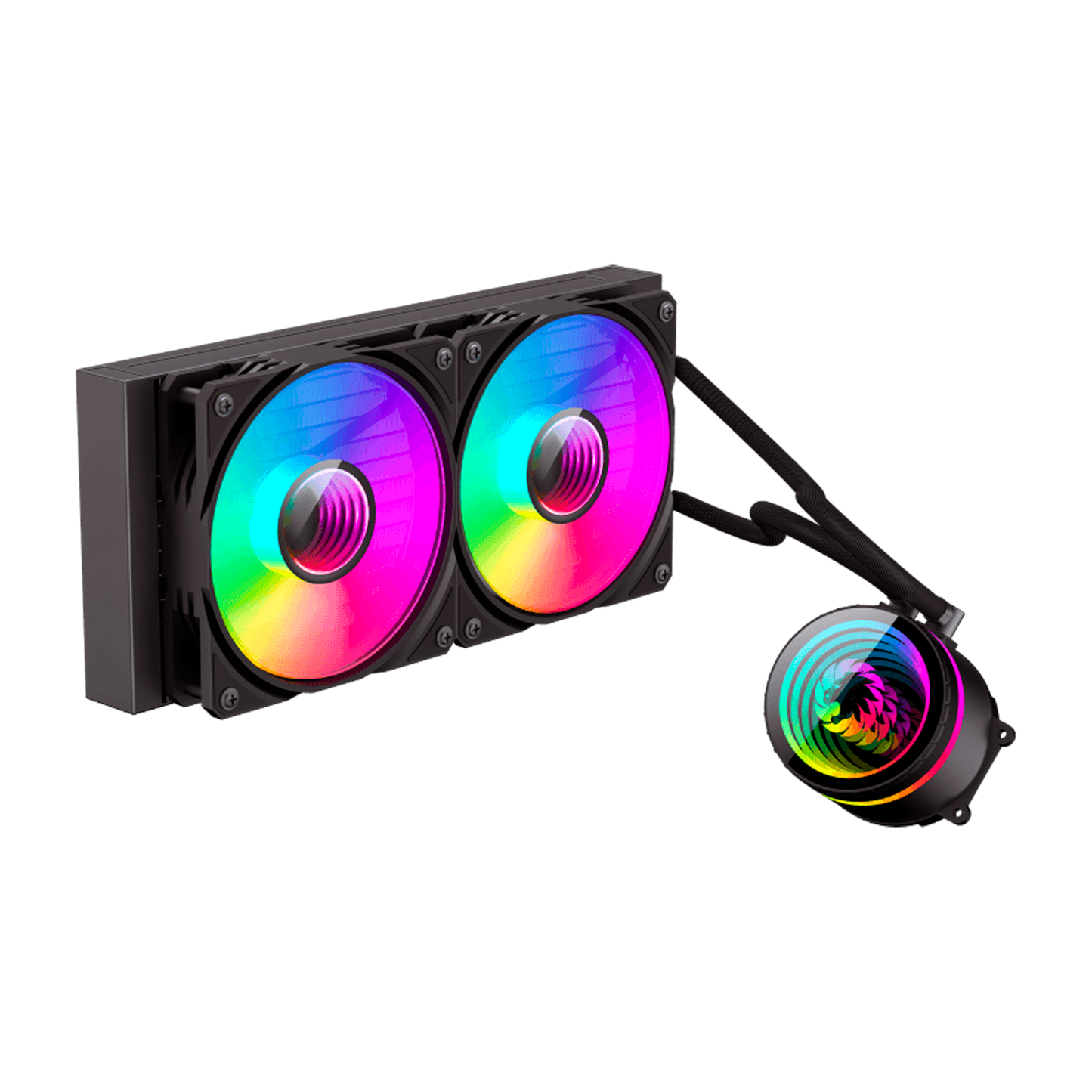 REFRIGERACION LIQUIDA GAMEMAX ICEBURG 240 NEGRA