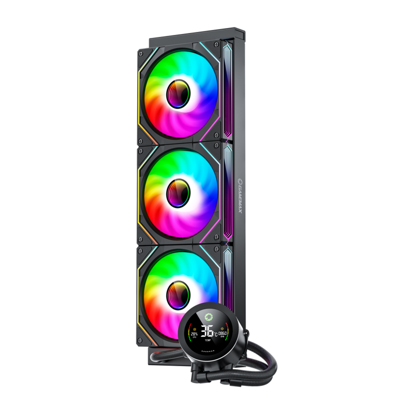 REFRIGERACION LIQUIDA GAMEMAX ICEBURG 360 DIGITAL ARGB NEGRO