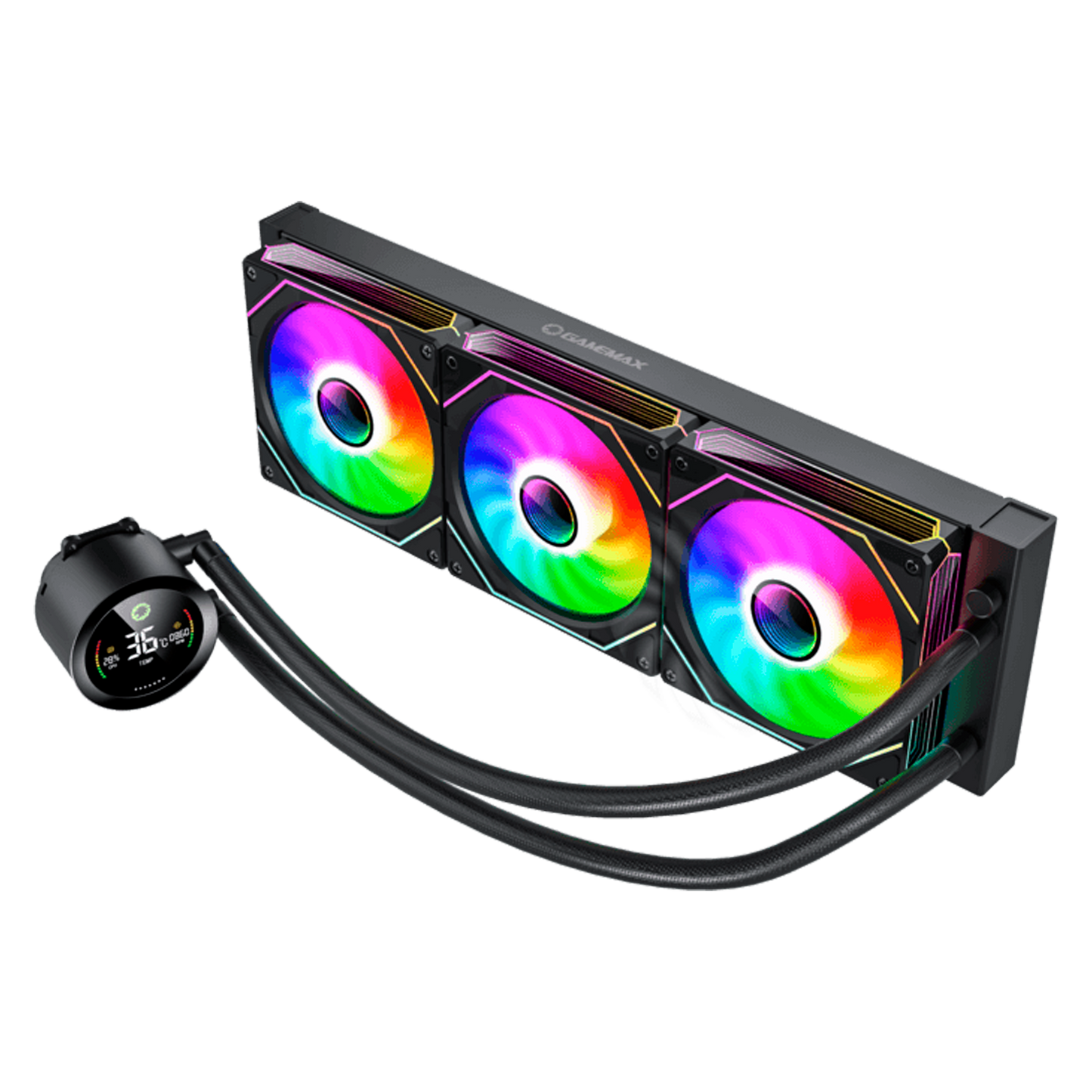 REFRIGERACION LIQUIDA GAMEMAX ICEBURG 360 DIGITAL ARGB NEGRO