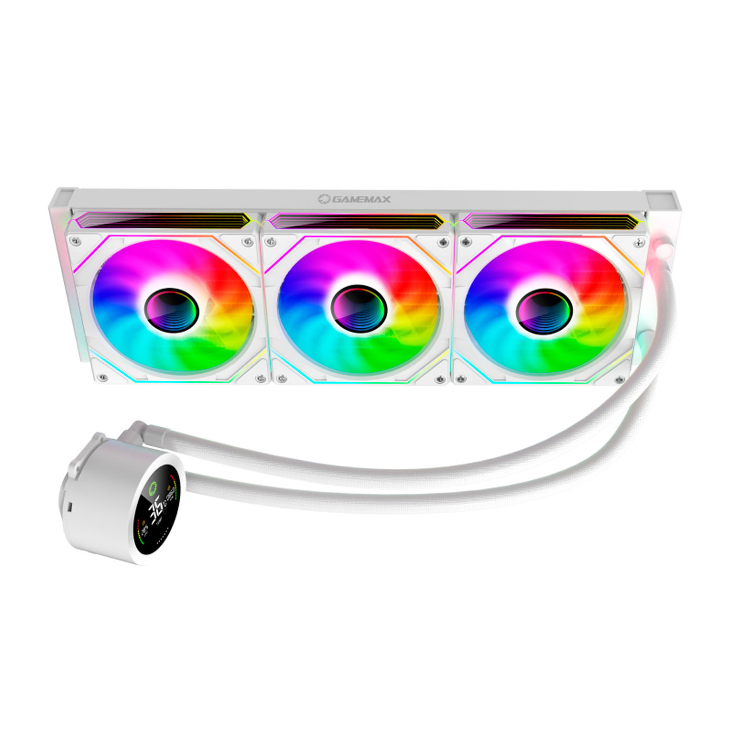 REFRIGERACION LIQUIDA GAMEMAX ICEBURG 360 DIGITAL ARGB BLANCO